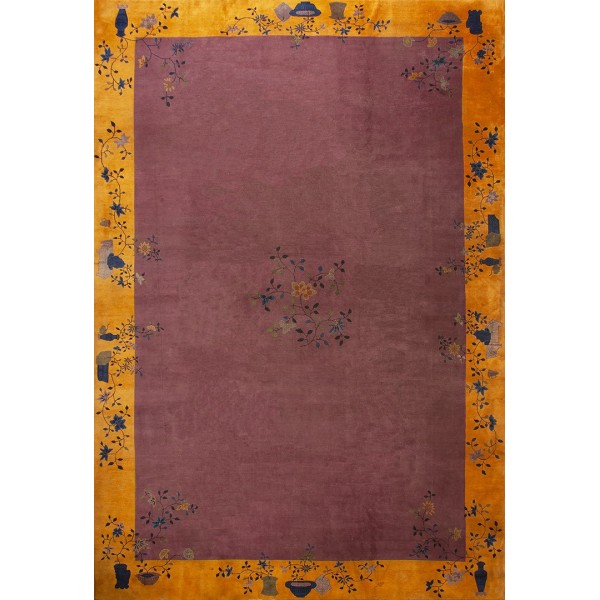 1920s Chinese Art Deco Carpet 